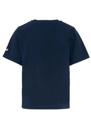 T-shirt Eddy in jersey di cotone blu SAINT BARTH KIDS | EDD000101944L